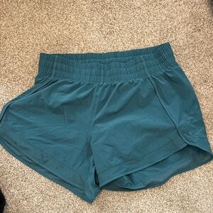 Athleta Women's Teal Athletic Shorts - Stretch Waistband